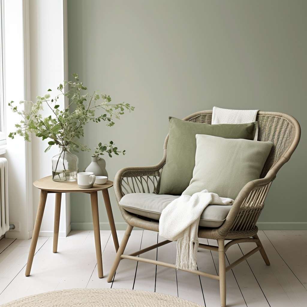 Sage- Gray Combination With Beige Colour