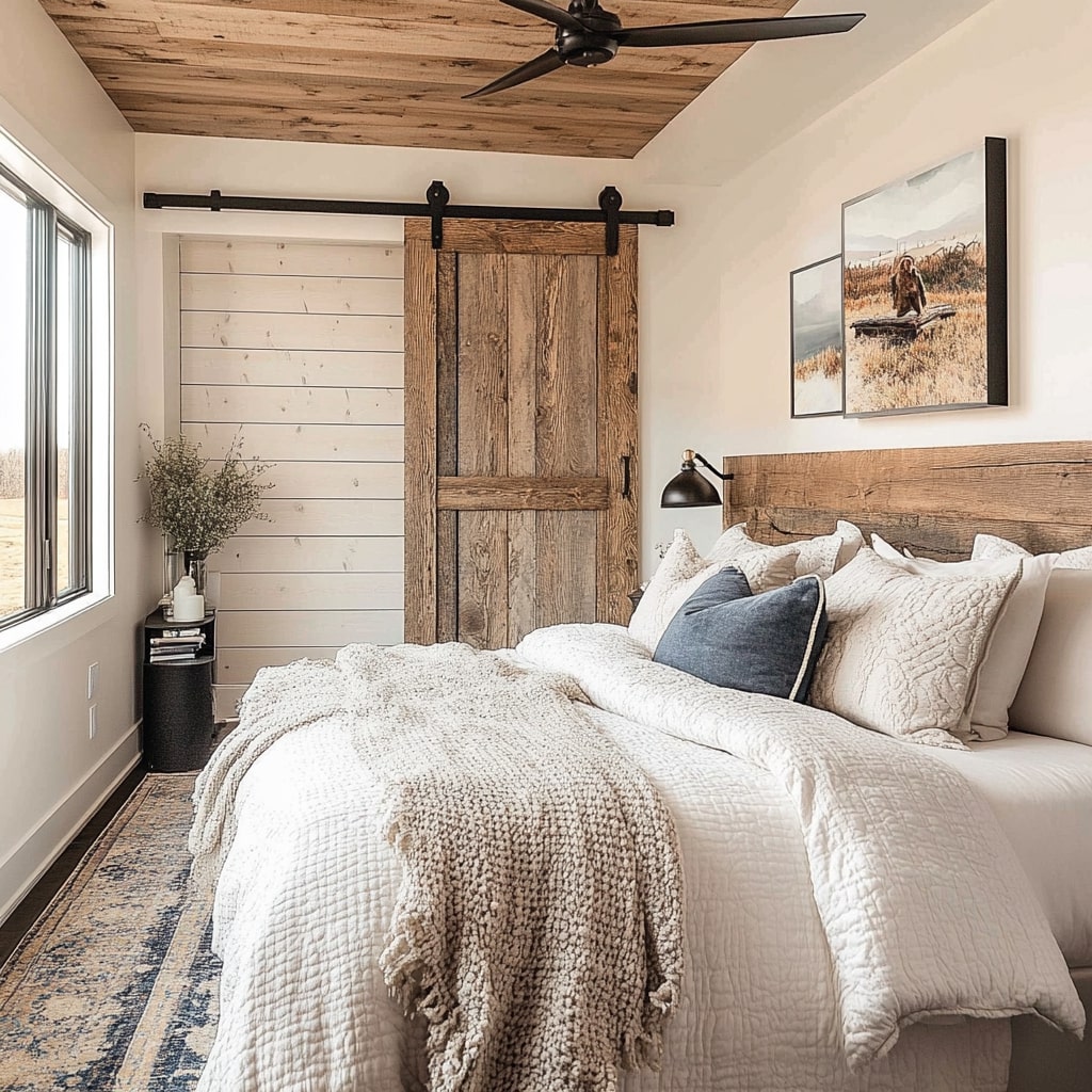 Simple Sliding Barn Bedroom Door Design