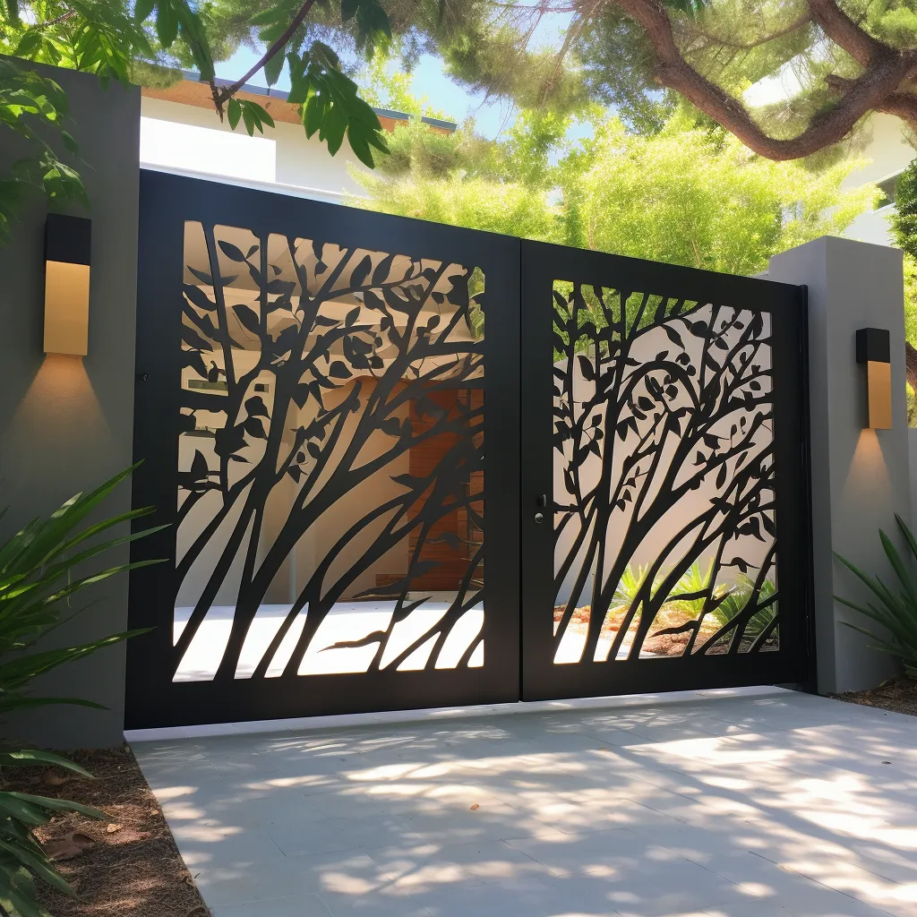 Stainless Steel Double Door Design