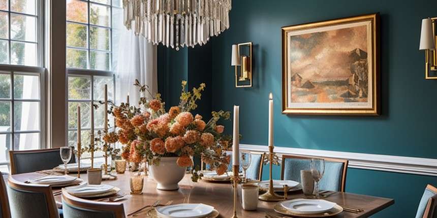 Eye-catching Gold - Colors That Go with Teal