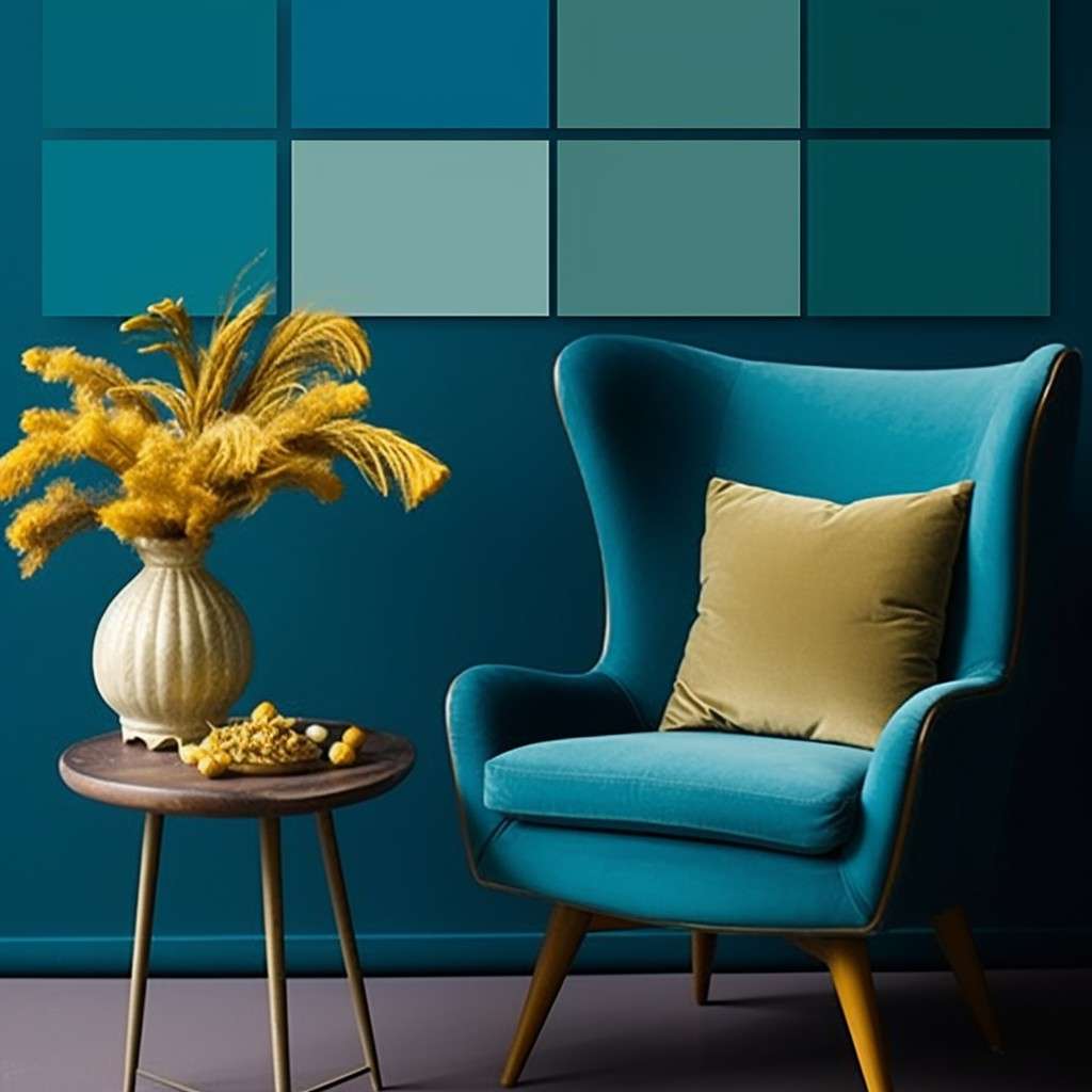 Teal- Colors That Match With Beige