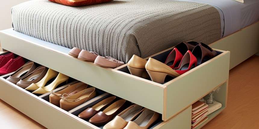 The Shoe Rack Storage Box Bed Design 