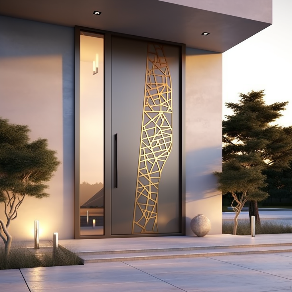 Traditional Twist - Aluminium Single Door Design