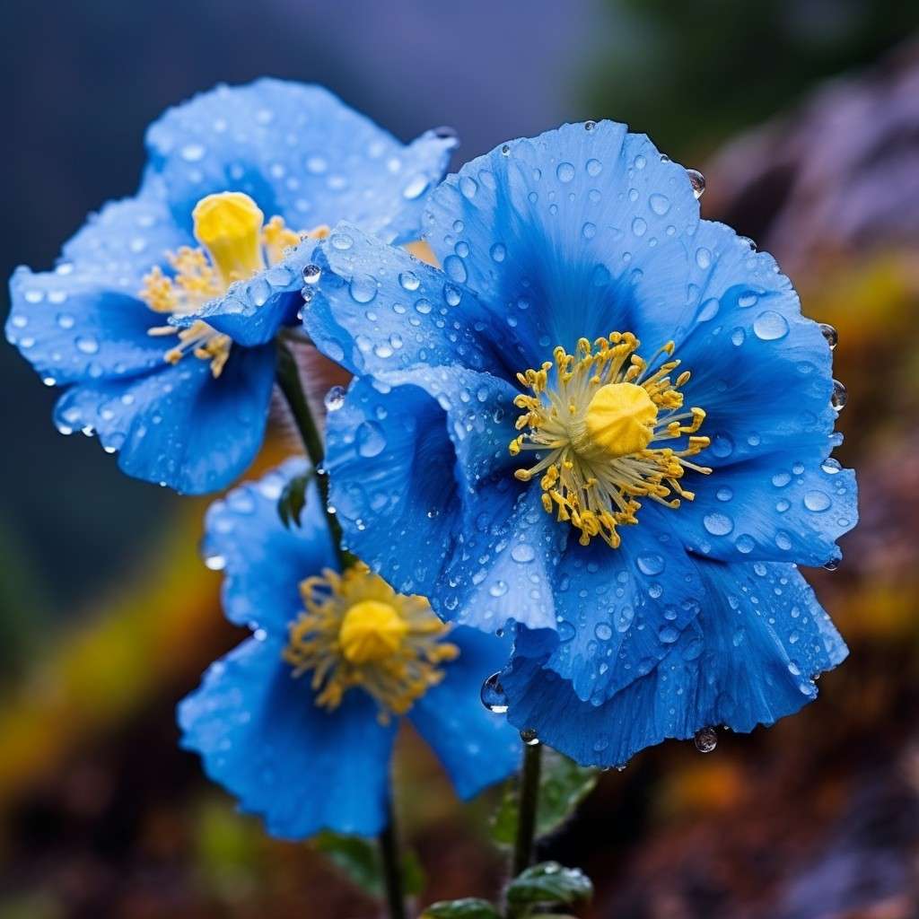 Himalayan Blue Poppy- Exotic Flowers of India
