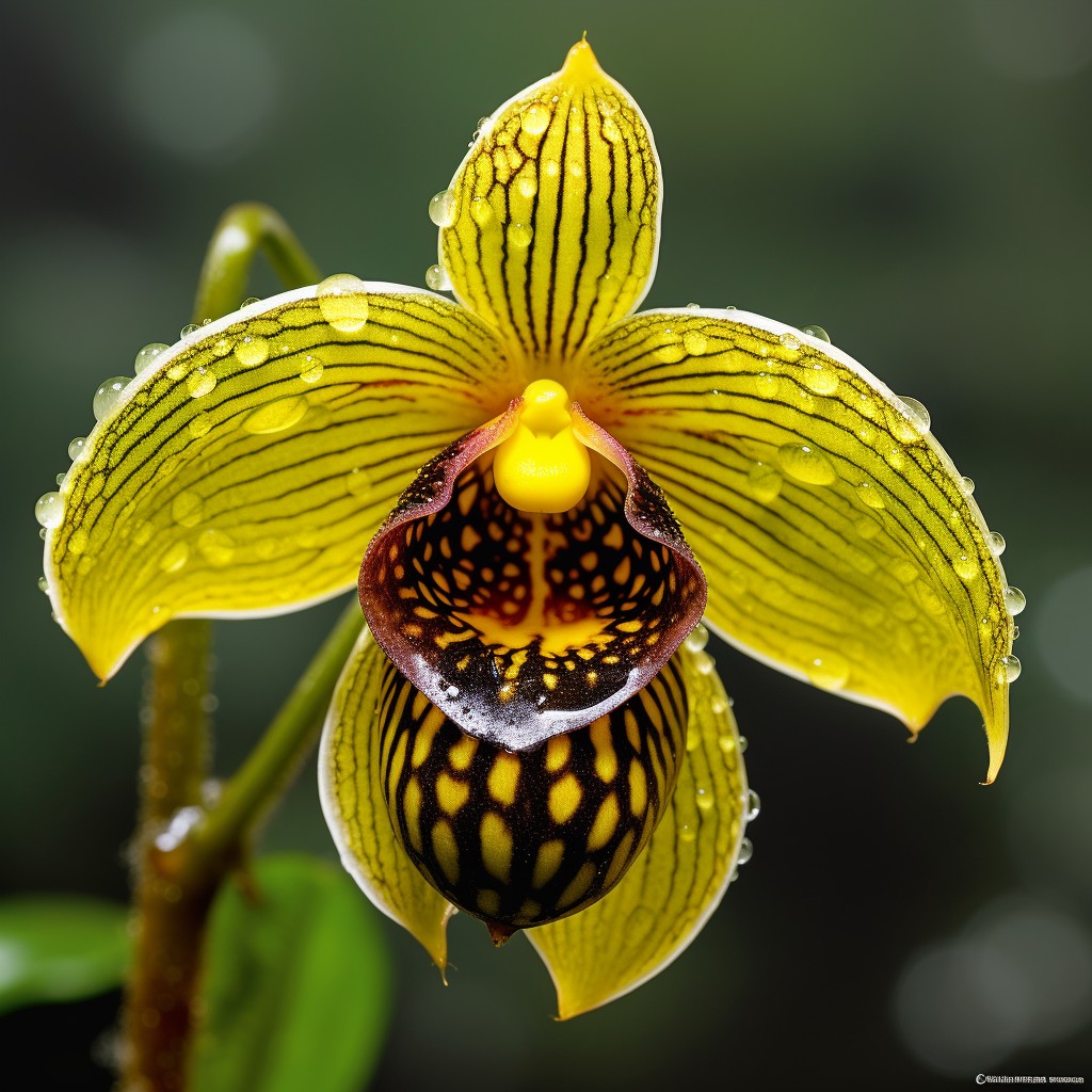 Lady's Slipper Orchid - Indian Rare Flowers