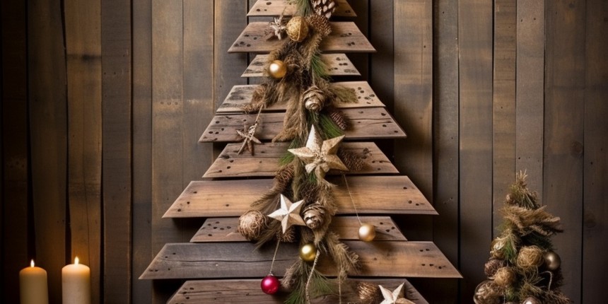 Wood Pallet Trees Christmas Tree Craft Ideas diy xmas tree