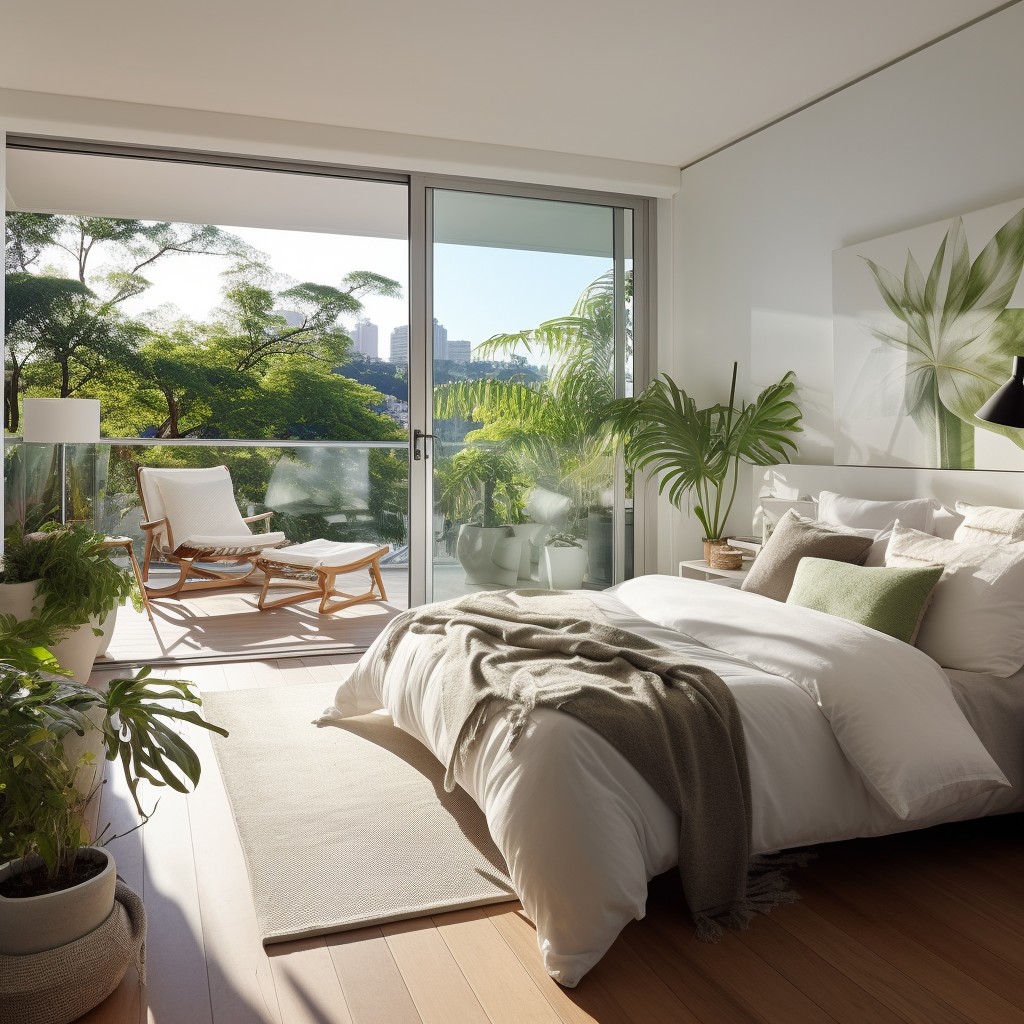 A Bedroom Design that Merges with Nature - Couple Romantic Bedroom Ideas