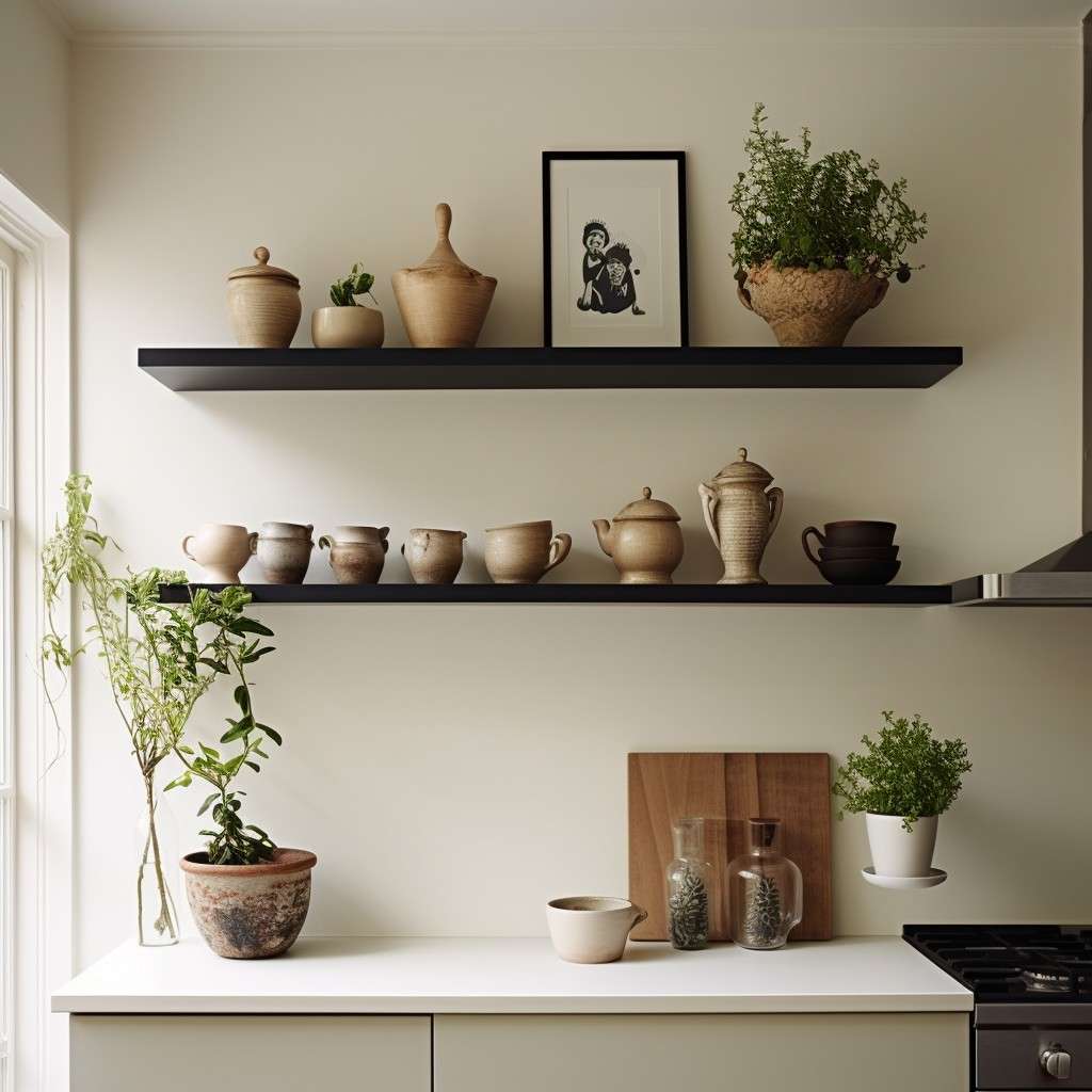 Accessorise with Pots - Kitchen Arrangement Ideas