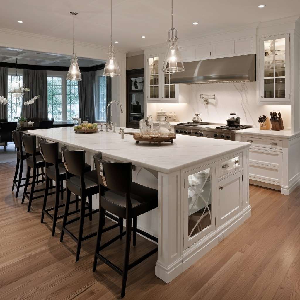 Add Seating to the Island - Kitchen Decor Ideas