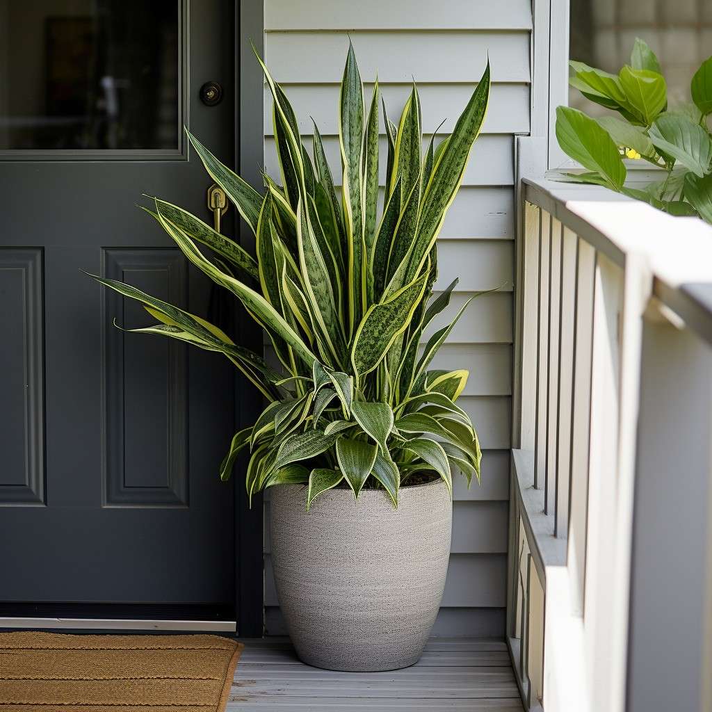 Snake Plant for Entrance Door of Your House