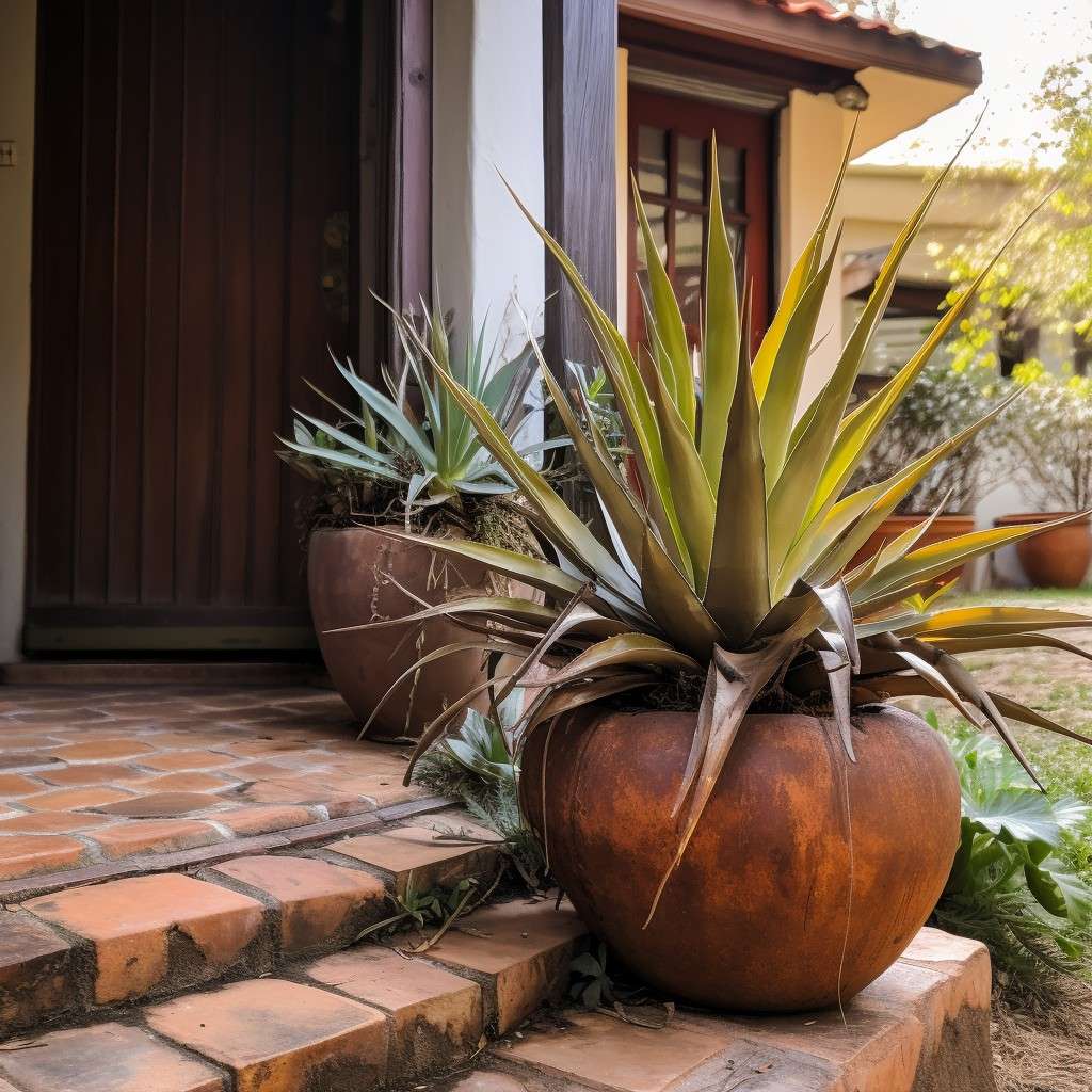 Agave Modern- Front Door Plants