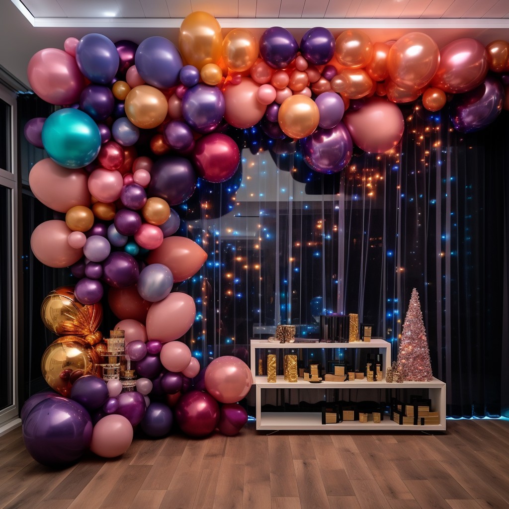 Balloons- New Year Decoration Ideas