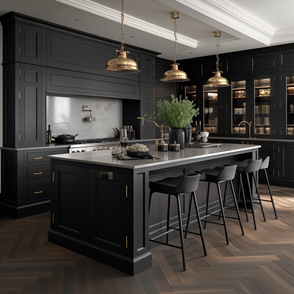 Black Kitchen Paint Colours for Walls - Elegance At Its Best