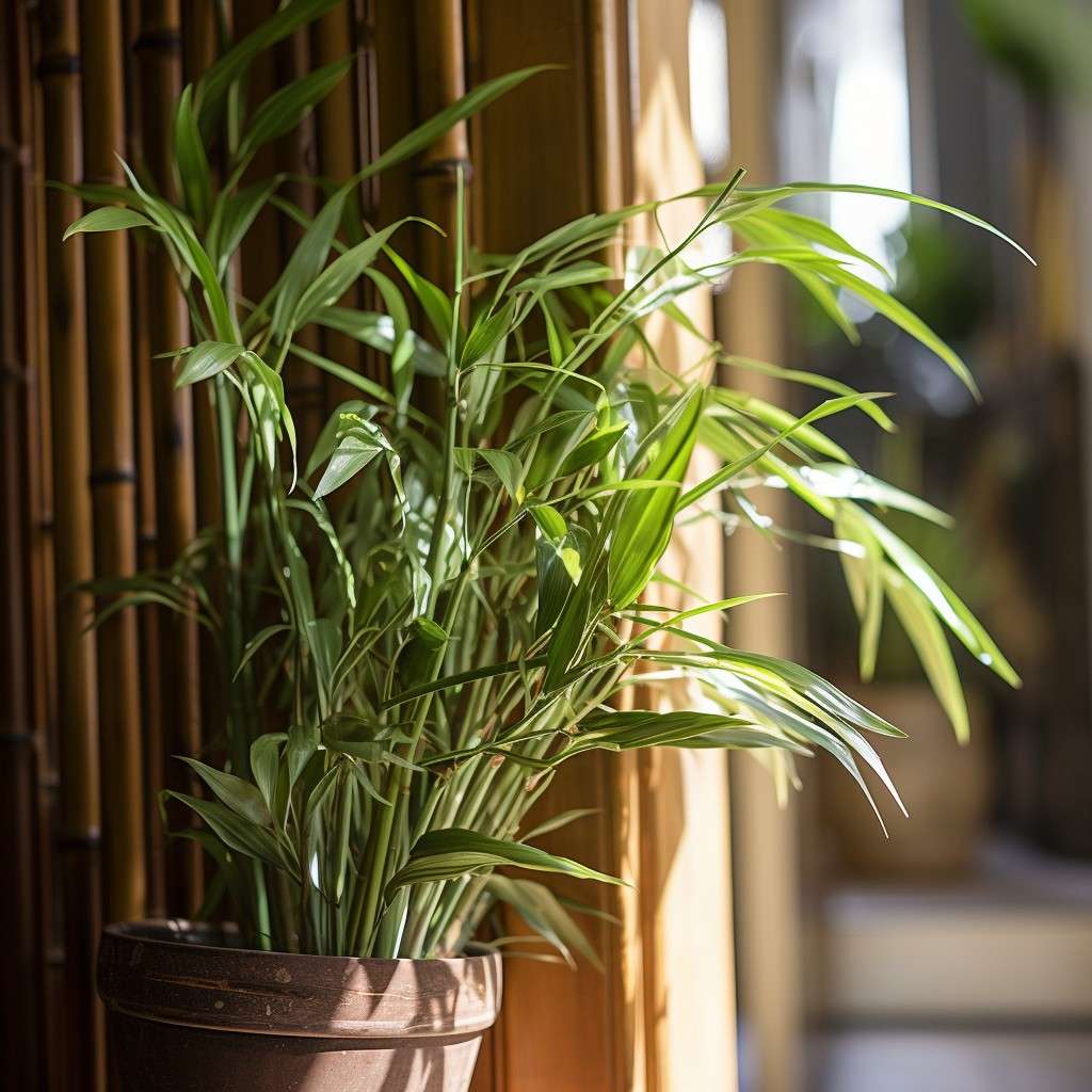 Bloomscape Bamboo Palm- Front Door Planter Ideas