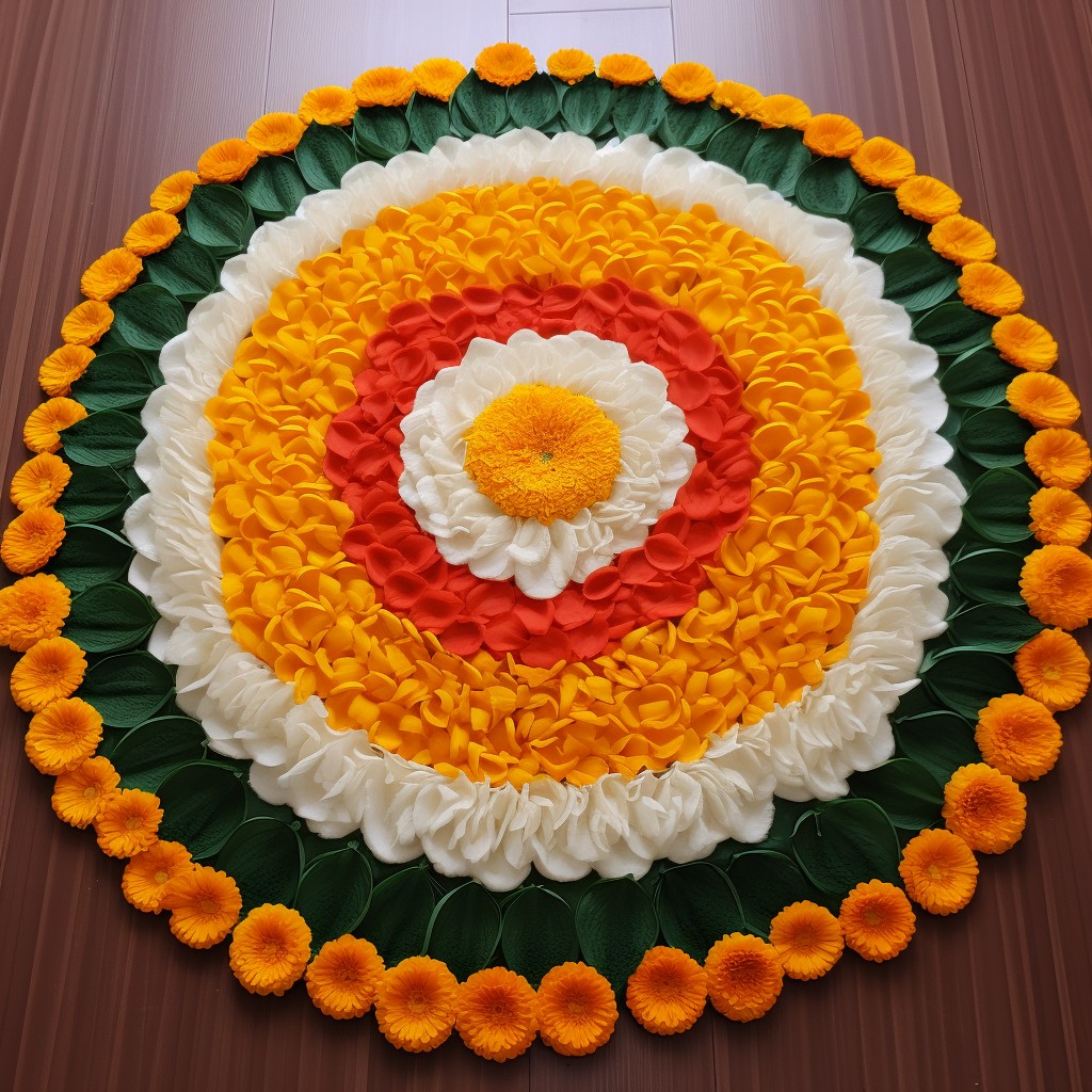 Bring in Festive Vibes with a Tricolour Rangoli - Decoration Ideas for 26 January