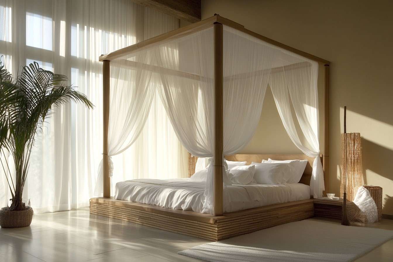 Canopy Bed Design for Couple Bedrooms