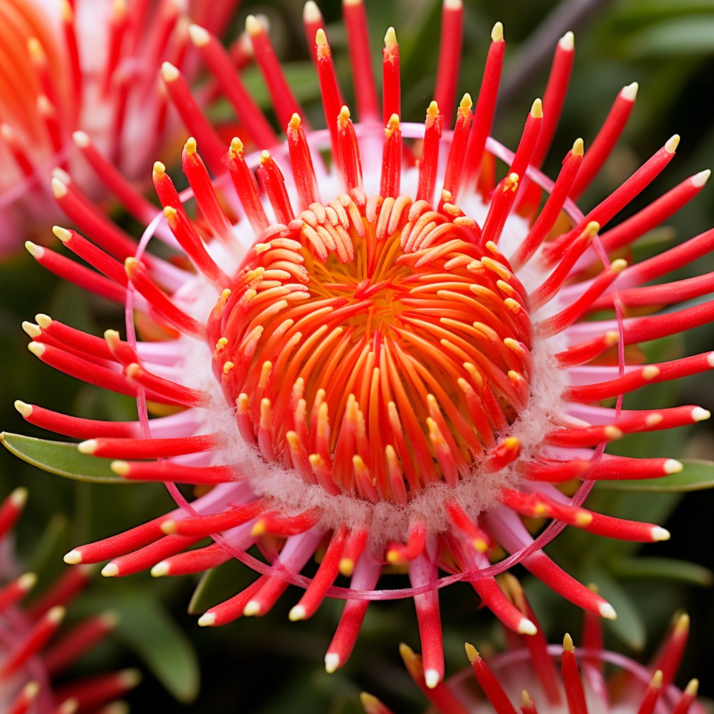 Catherine-Wheel Pincushion- Pretty Unique Flowers