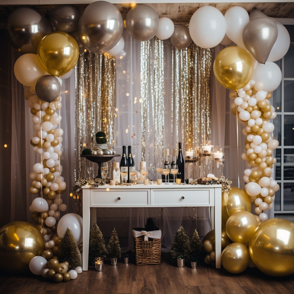 Champagne Theme- New Year's Party Decoration Ideas