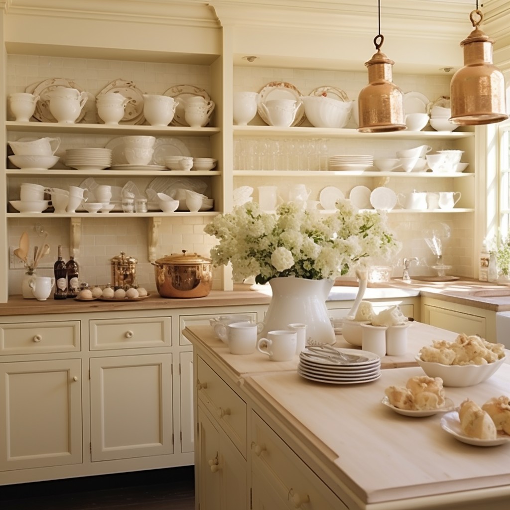 Classic Cream Kitchen Room Color Ideas - Timeless Elegance