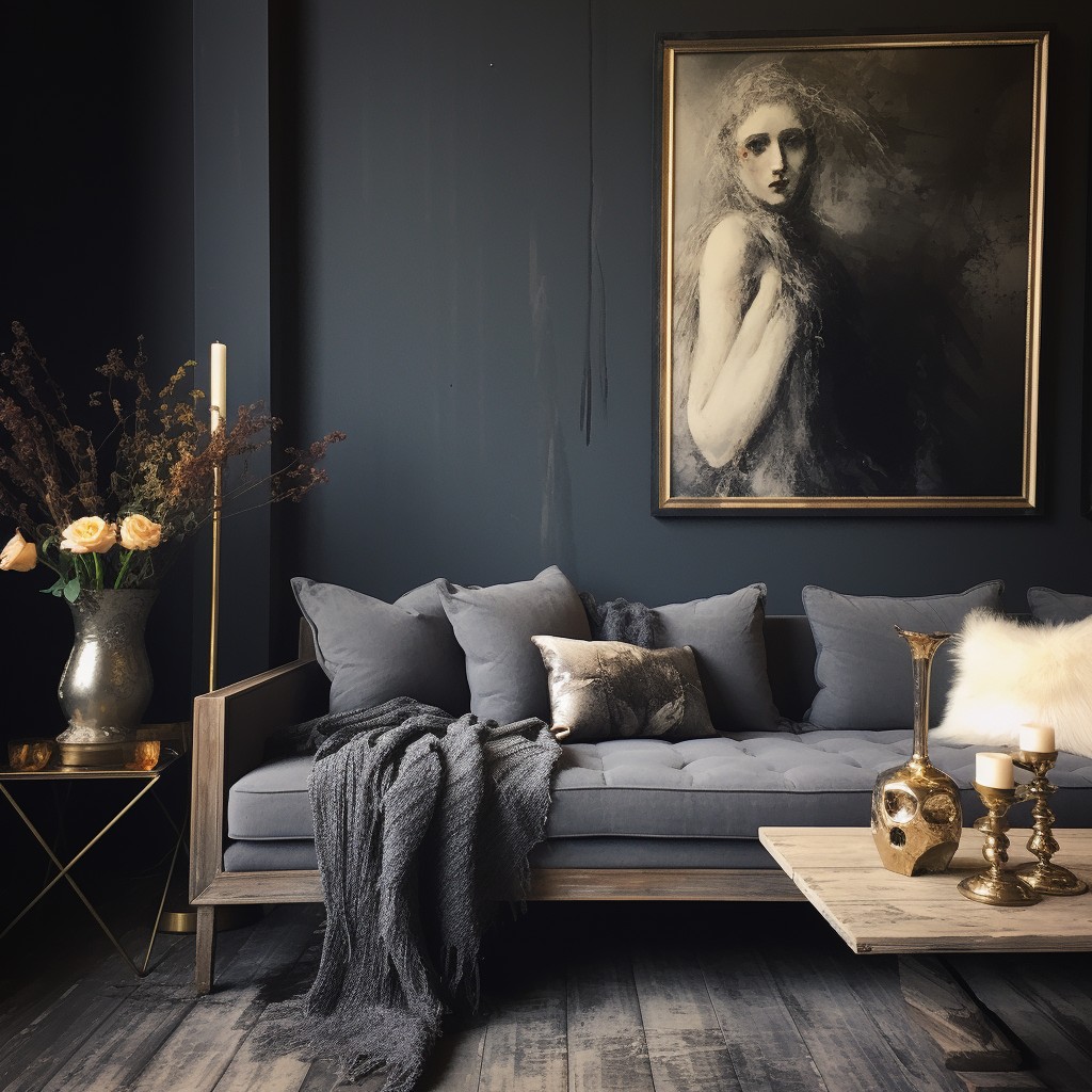 Classic Look with Grey and Wood - Grey Contrast Color