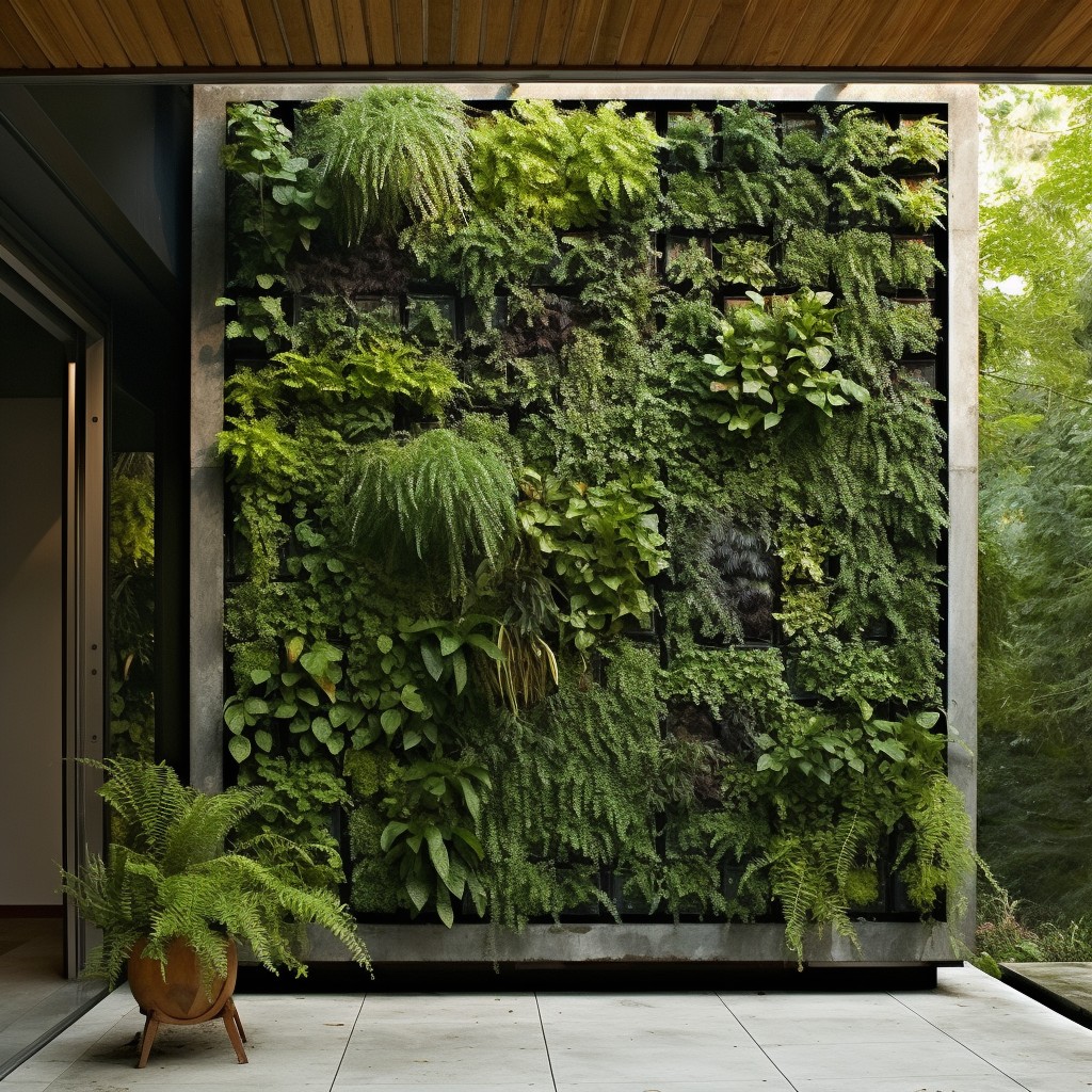 Create a Living Wall or Vertical Garden - Indoor Plant Decor Ideas