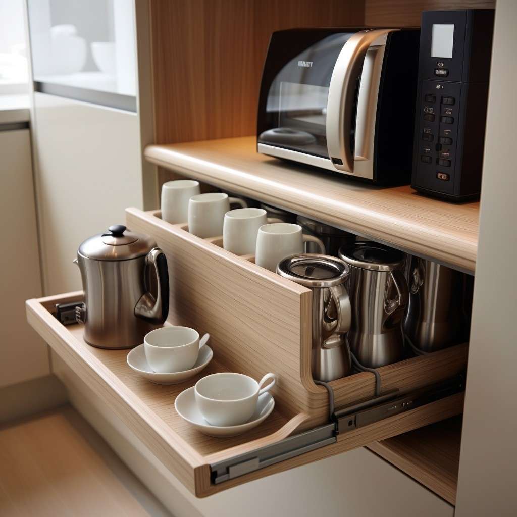 Declutter by Hiding Small Appliances- Ways to Make Your Kitchen Look Expensive on a Budget