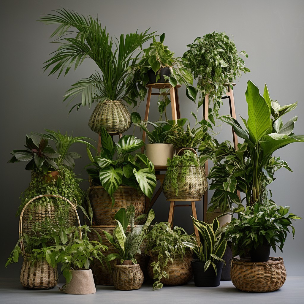 Decorative Plant in Baskets