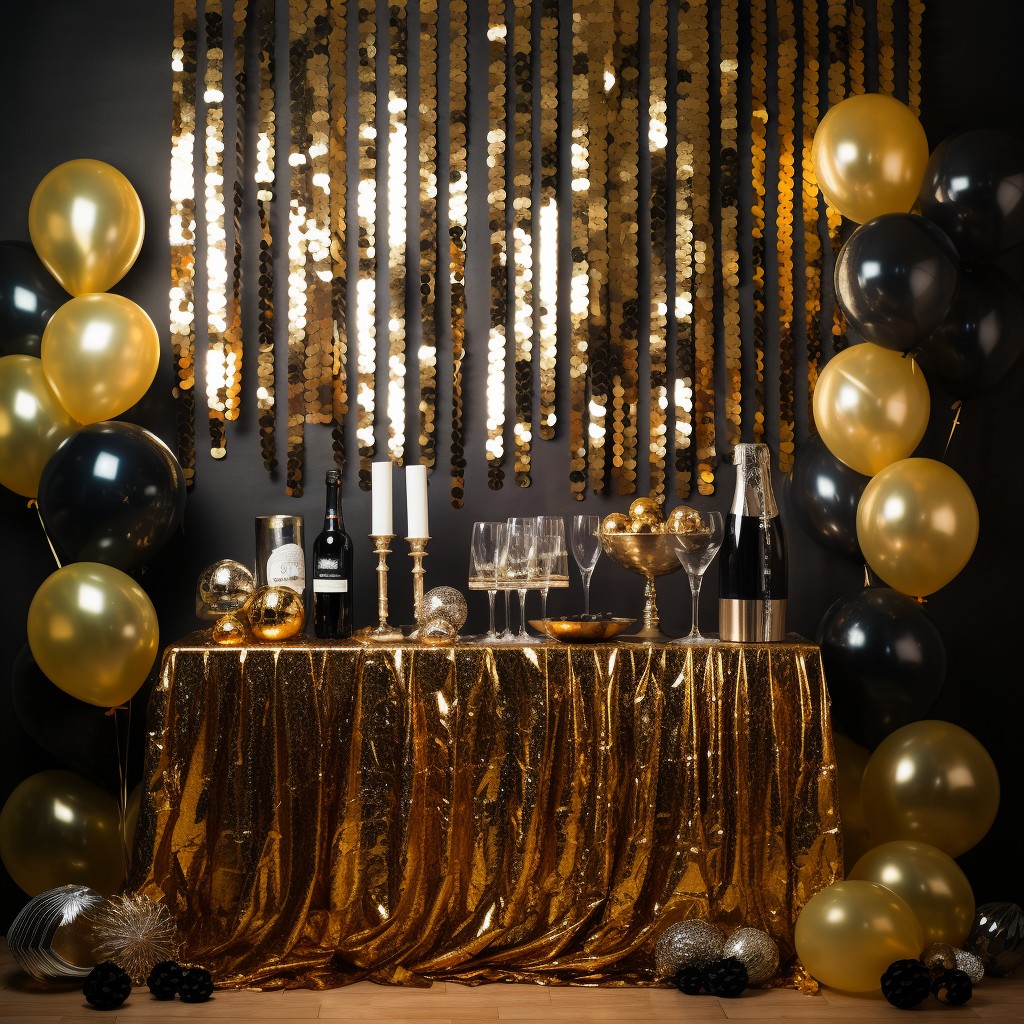 Disco Glitz Theme- New Year's Eve Party Decor Inspiration