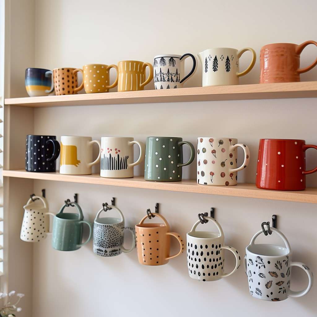 Display Your Mugs Collection  - Kitchen Decor Ideas