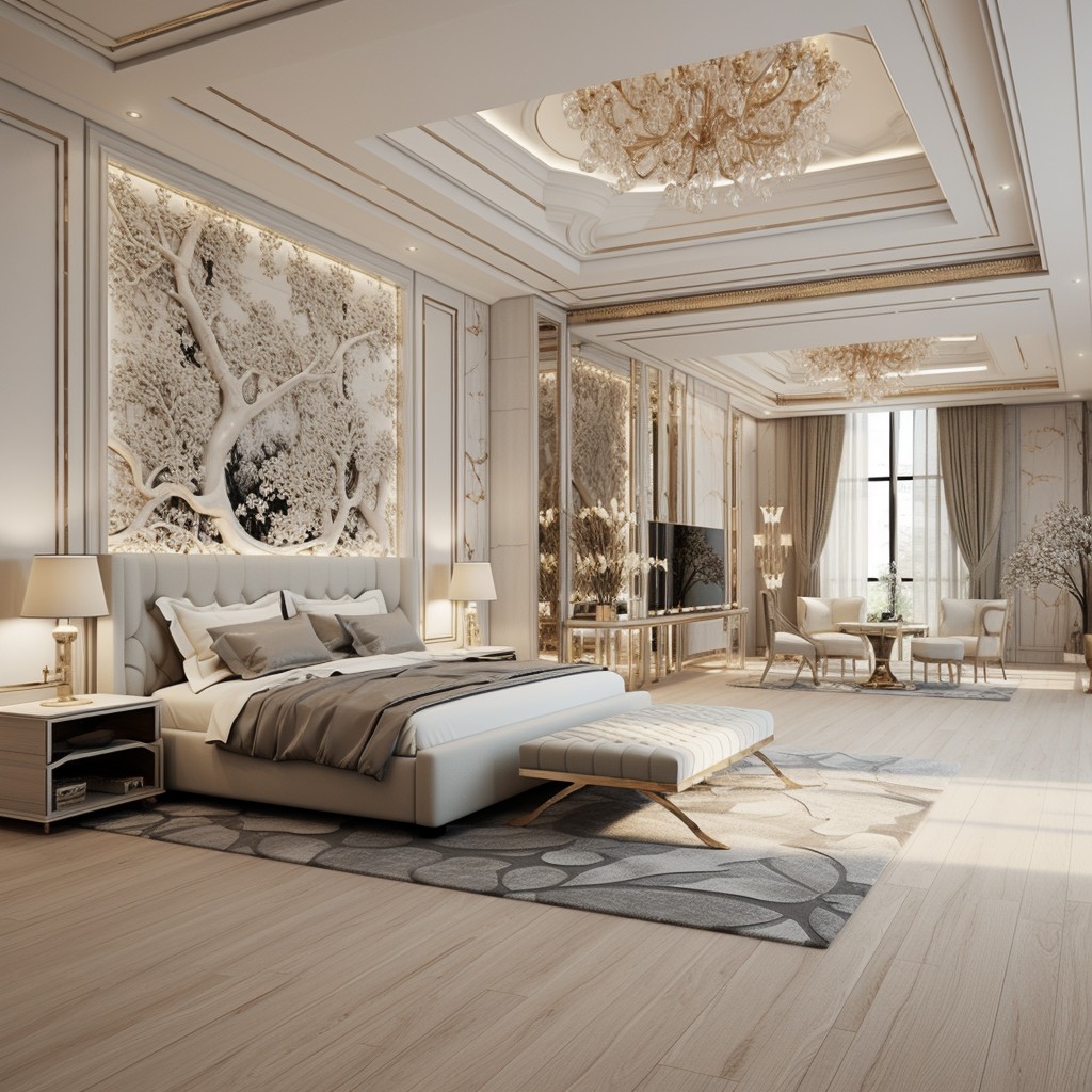 Enchanting Lighting Options - Romantic Master Bedroom Design