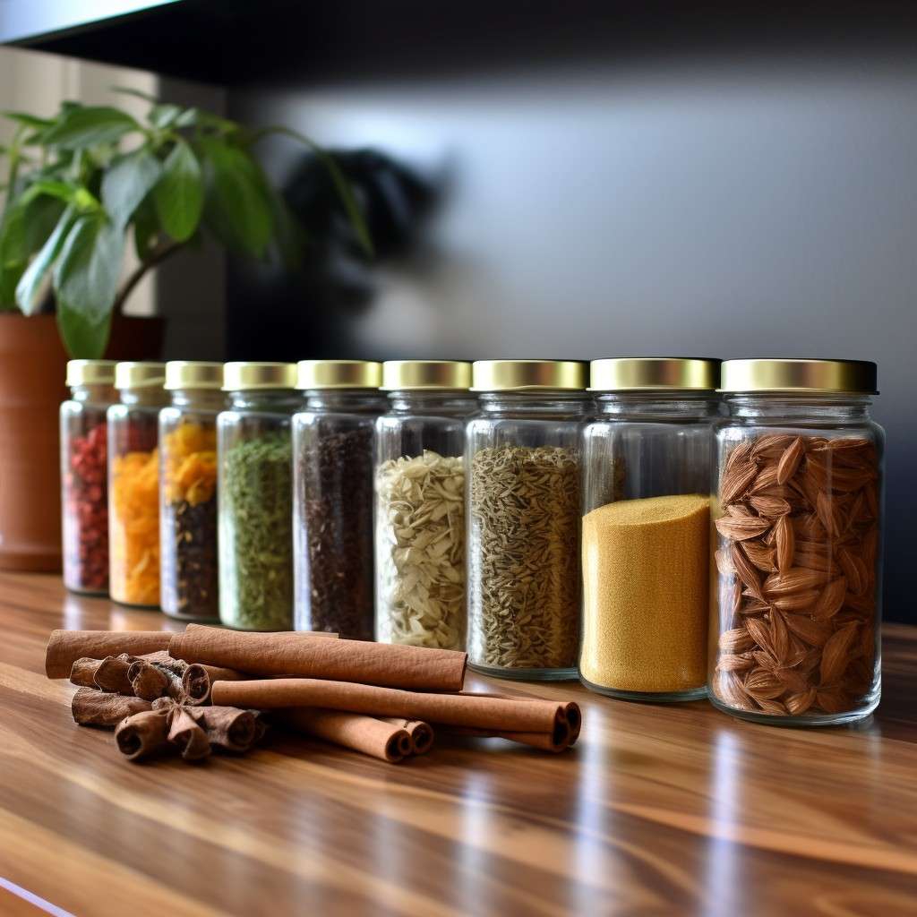 Exhibit Spices Decently - Kitchen Room Decoration Ideas