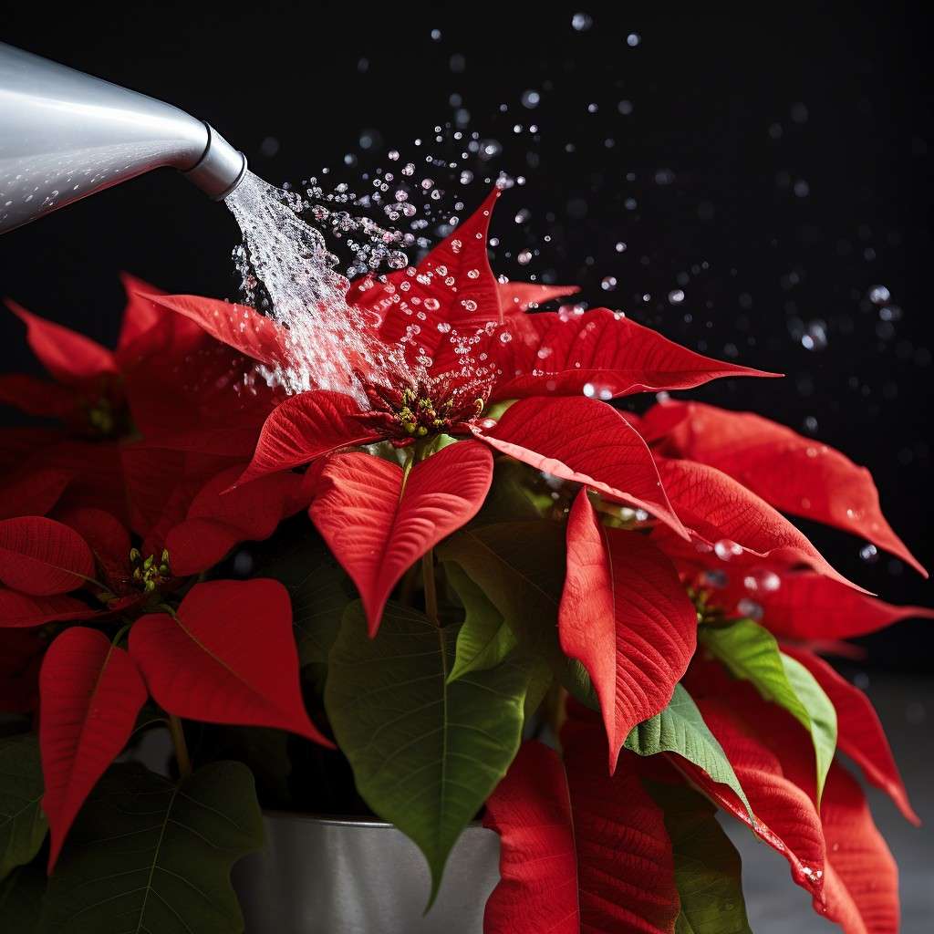 Finding the Watering Sweet Spot - Poinsettia Care