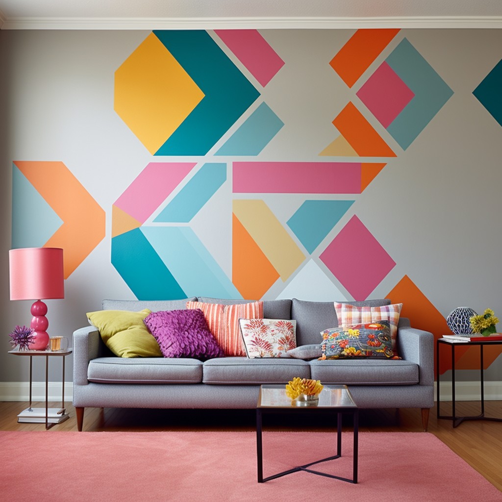 Geometric Shapes- Room Paint Design Ideas
