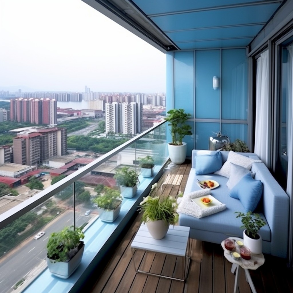 Glass Up Your Balcony - Balcony Furnishing Ideas