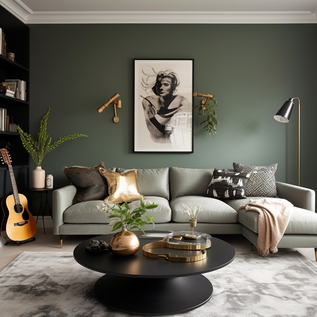 Go Grey Green - Colour Design Wall