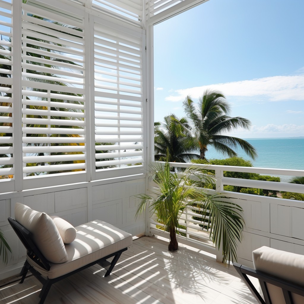 Install Bahamas Shutters - Balcony Sun Shade Design