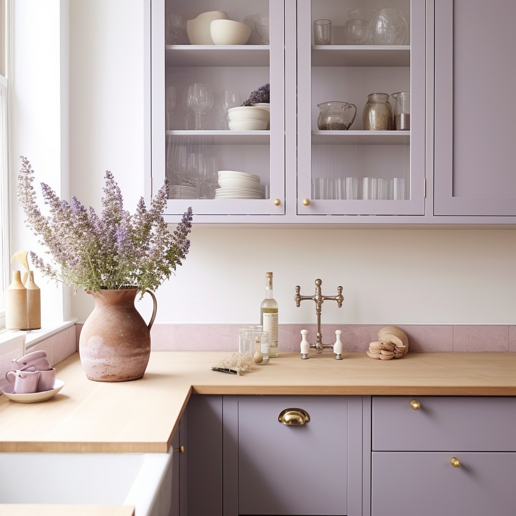 Lavender Kitchen Wall Colour Ideas - Serenity At Its Best