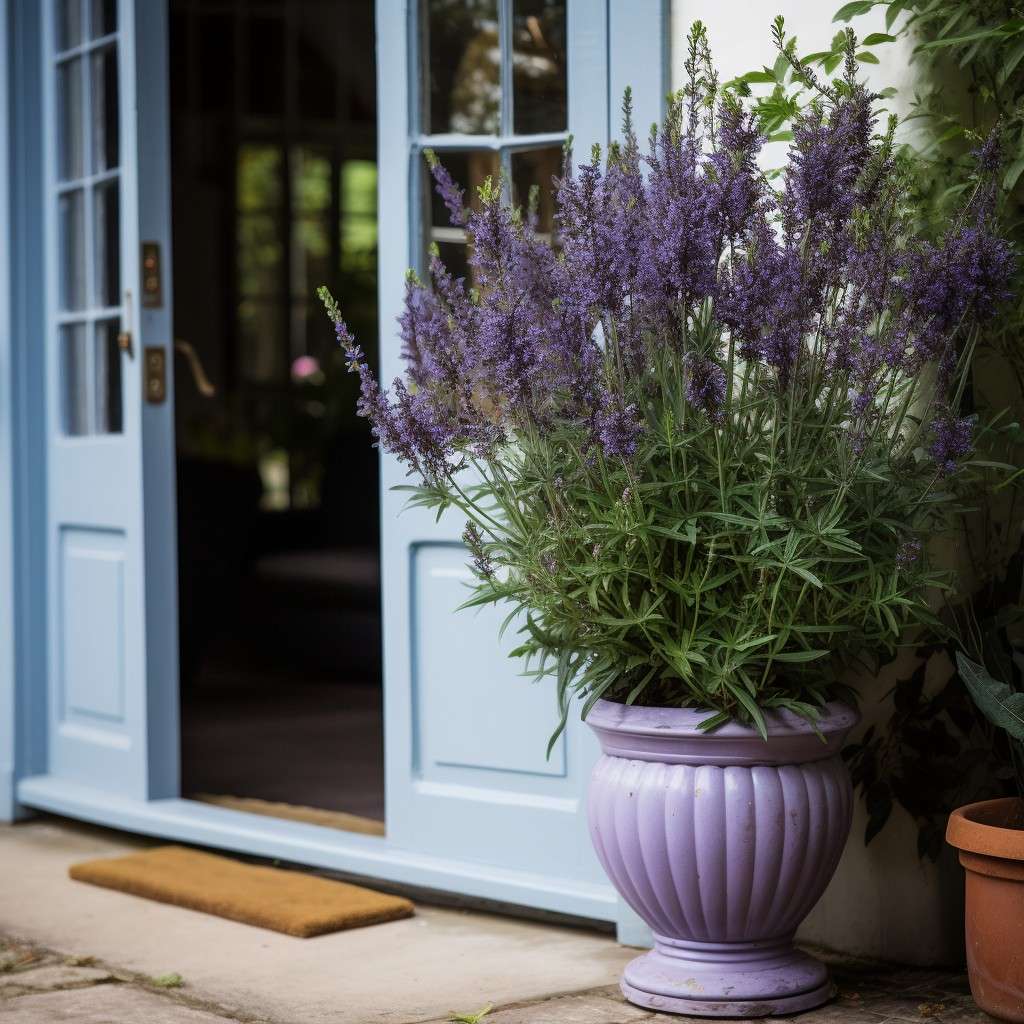 Lavender Plants for Gate Entrance