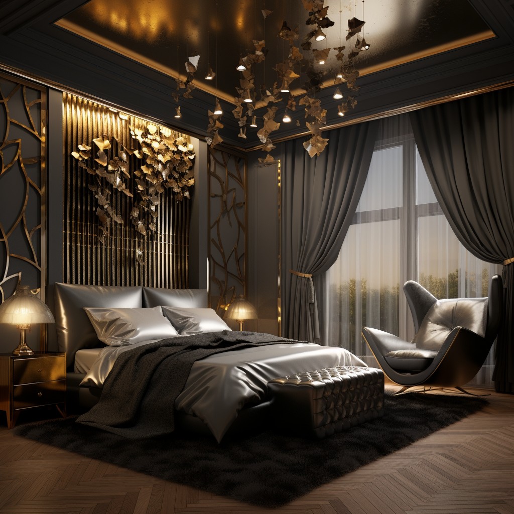 Luxury Redefined with Grey and Golden - Gray Color Combination