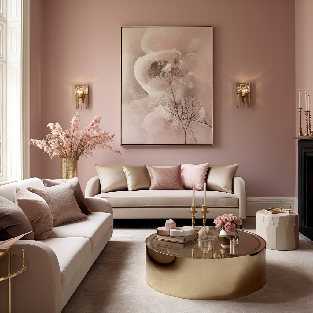 Make a Mark With Muted Pink - Interior House Colors