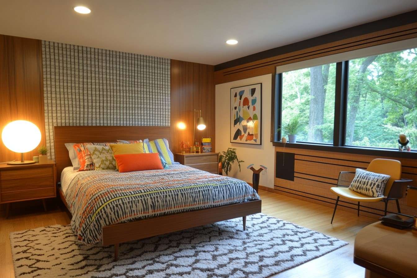 Midcentury Modern Styles- new couple room decoration Idea