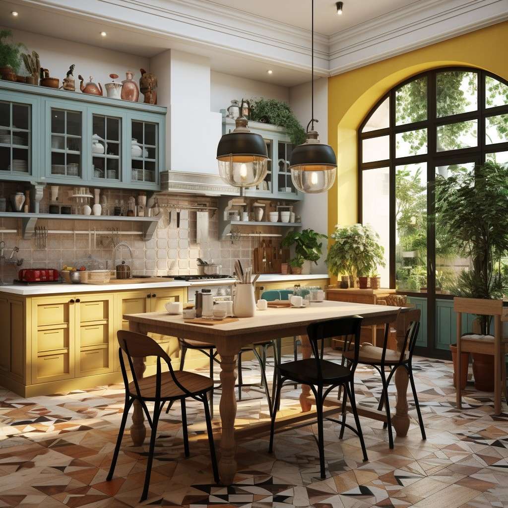 Opt for a Bistro Outlook - Modular Kitchen Decorating Ideas