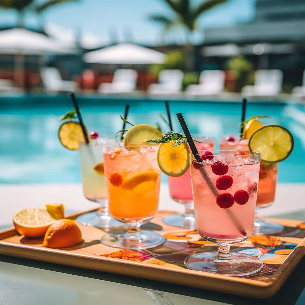 Opt for Colourful Cocktails - Pool Party Food Ideas