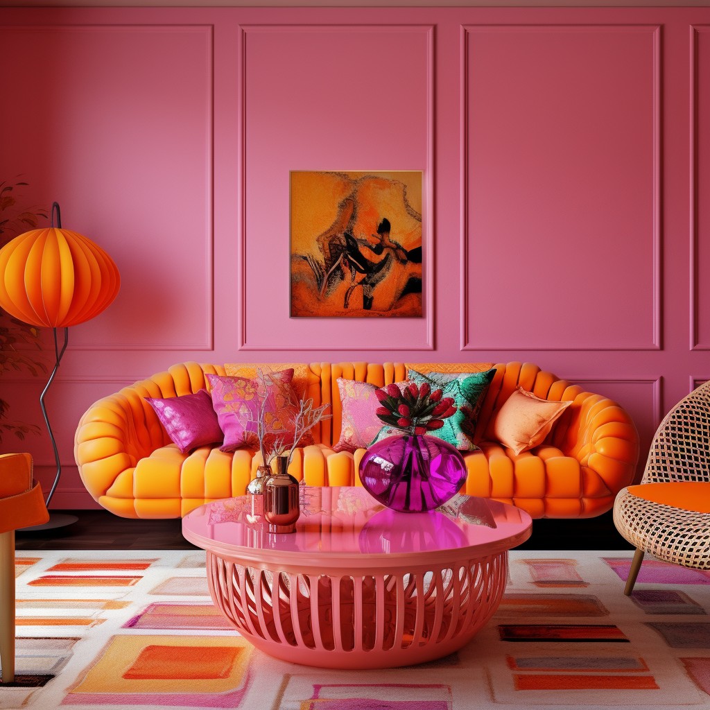 Orange for a Vibrant Flair- Colours That Match With Pink 