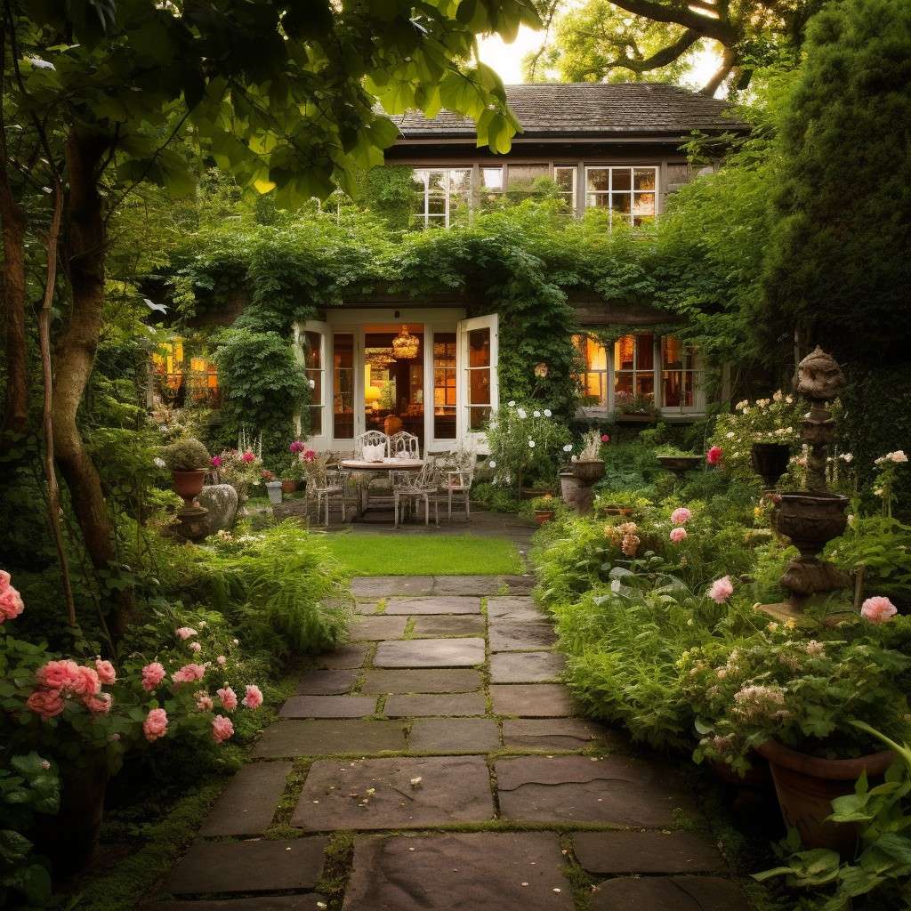 Plant A English Garden - Lawn Design For House