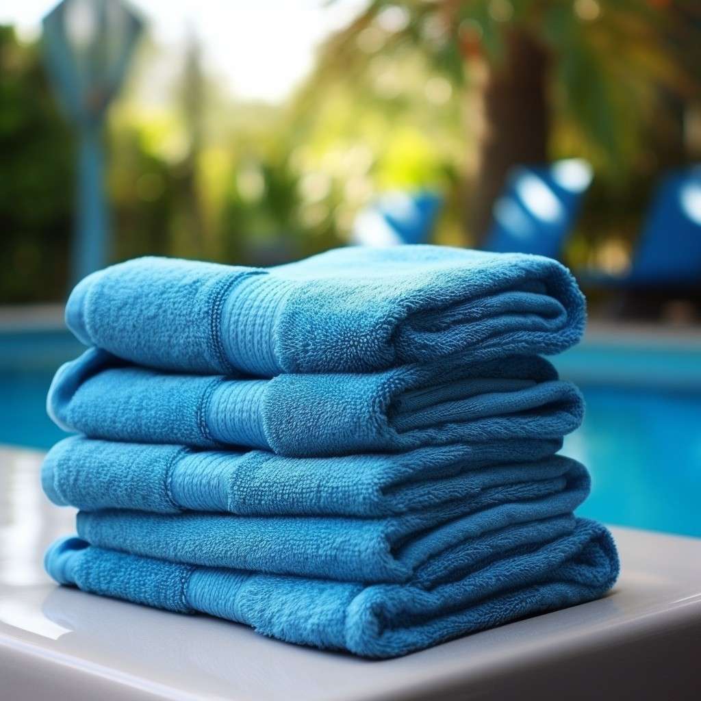 Provide Pretty Neat Towels - Pool Party Decoration Ideas