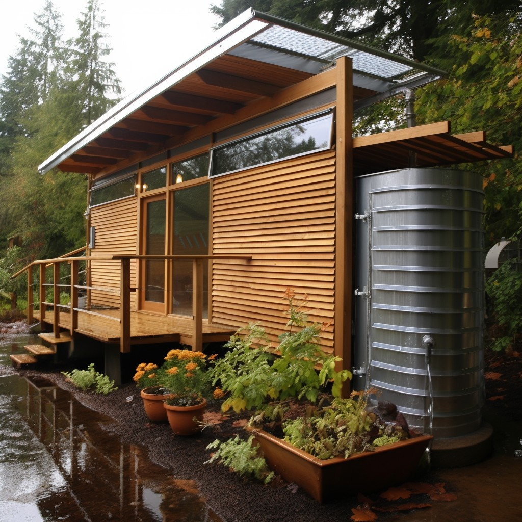 Rainwater Harvesting - Miniature House Plan
