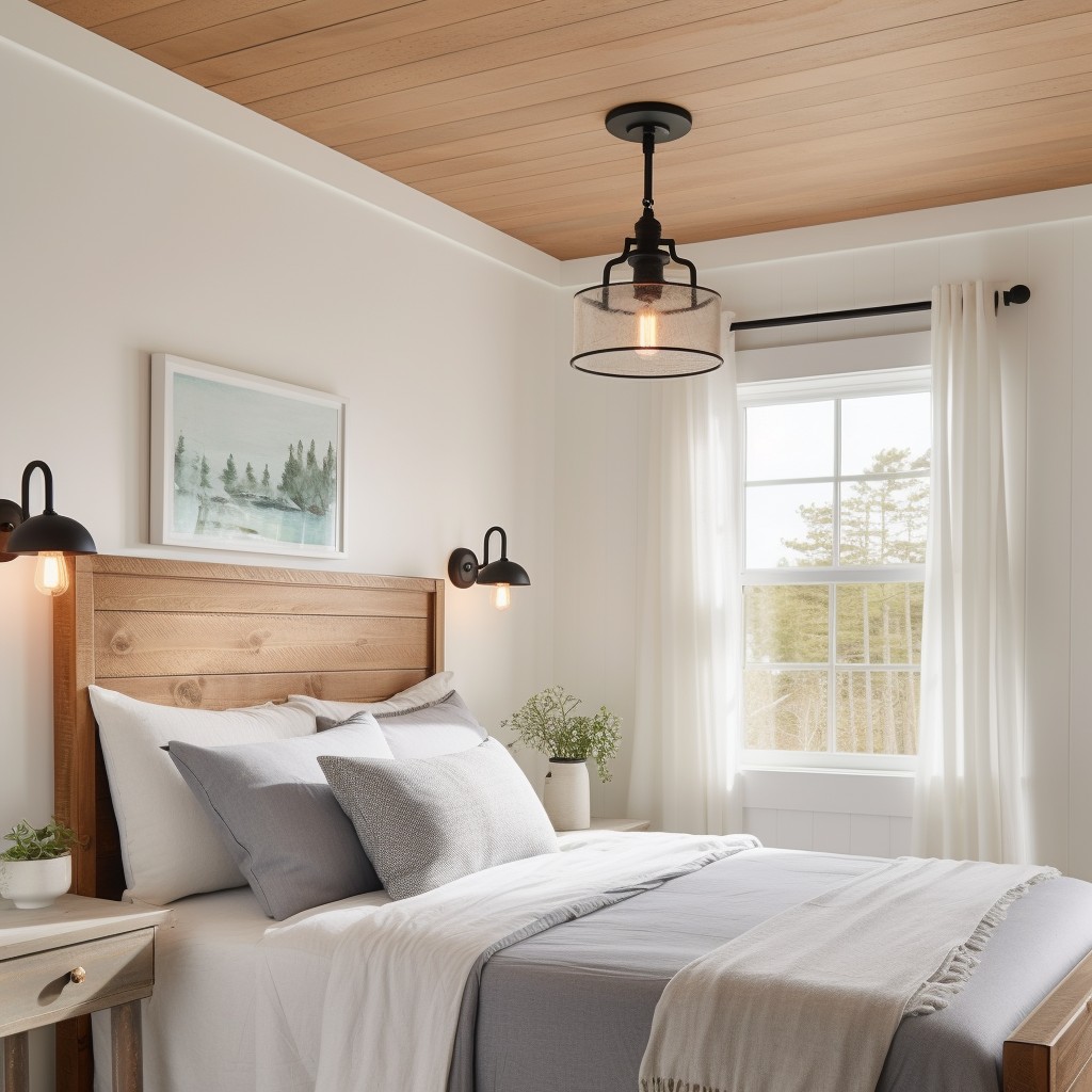 Semi-flush Mount Ceiling - Bedroom Ceiling Light Design