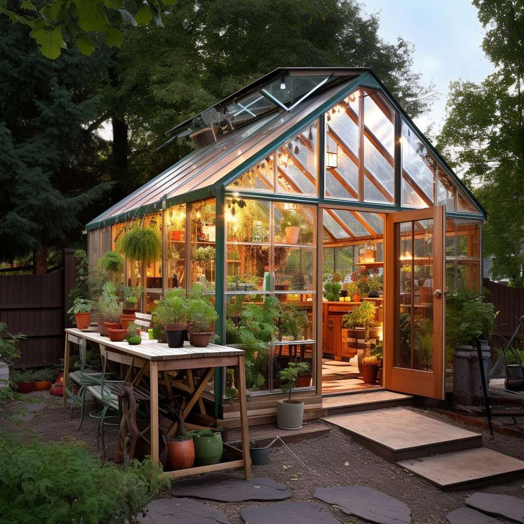 Set Up A Greenhouse - Landscaping Decor Ideas