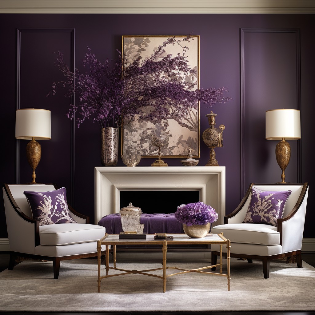 Shades of Purple - Blue Paint Color Combinations